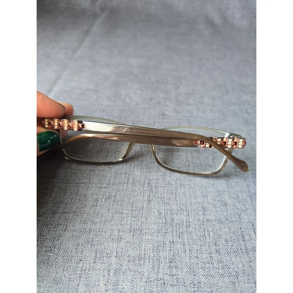 Fossil Eyeglasses TIFFANY 1 Hazel Rectangular Full Rim Plastic Frame Womens